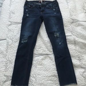Special A frayed hem jeans